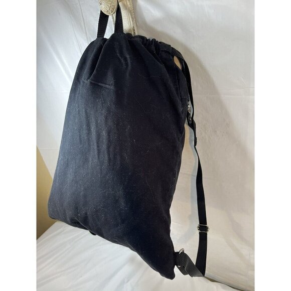 Walt Disney World Backpack Micky Mouse Printed Black Canvas Fabric - Picture 6 of 13